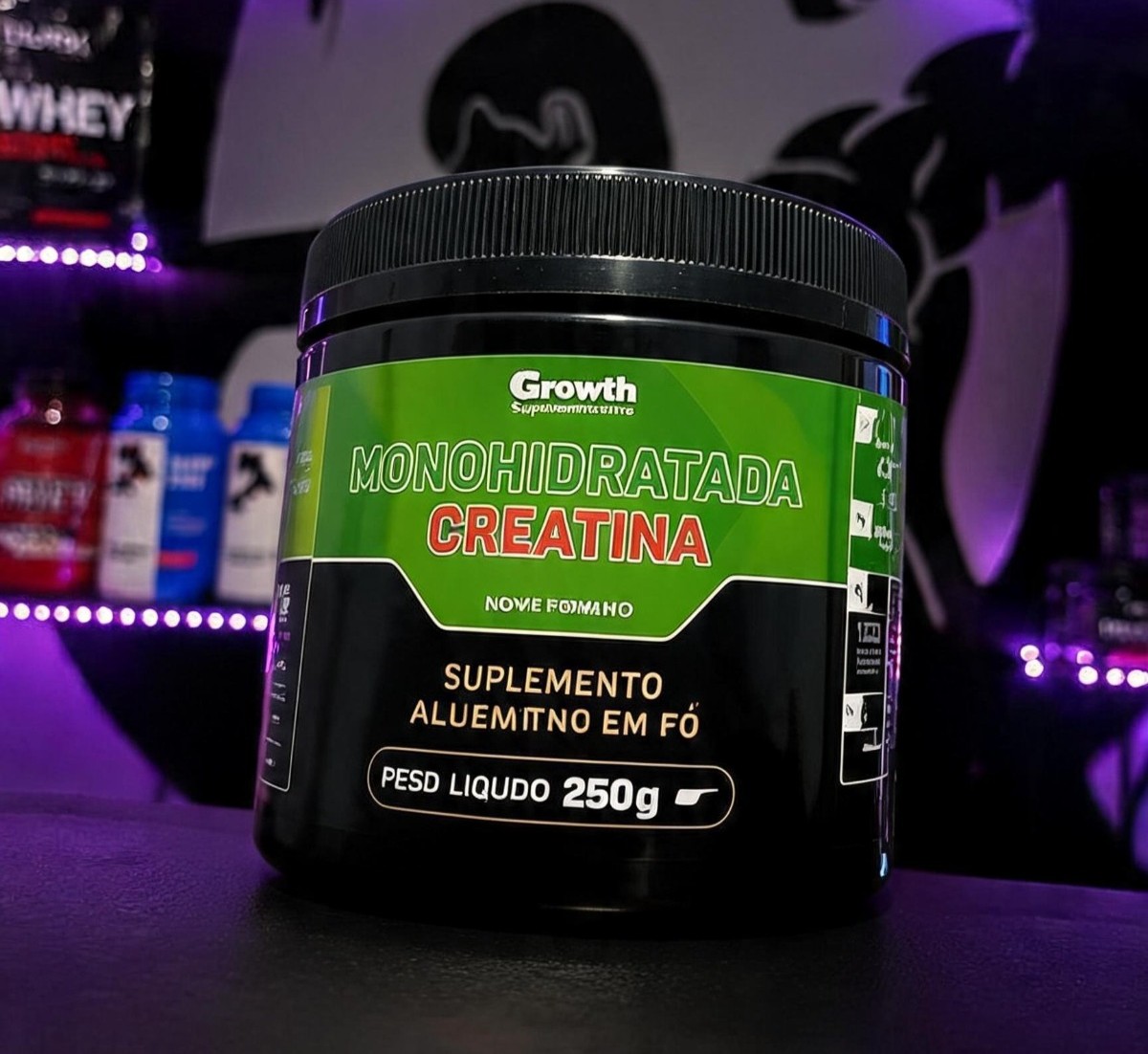 Creatina Growth 250g - frente